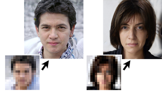 Investigadores crean una IA que produce rostros humanos a partir de fotos totalmente pixeladas